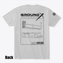 Load image into Gallery viewer, The GroundX Project Blueprint T-Shirt
