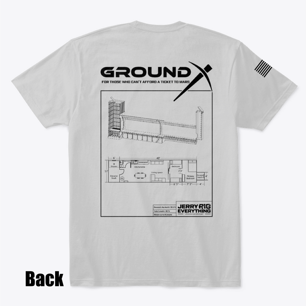 The GroundX Project Blueprint T-Shirt
